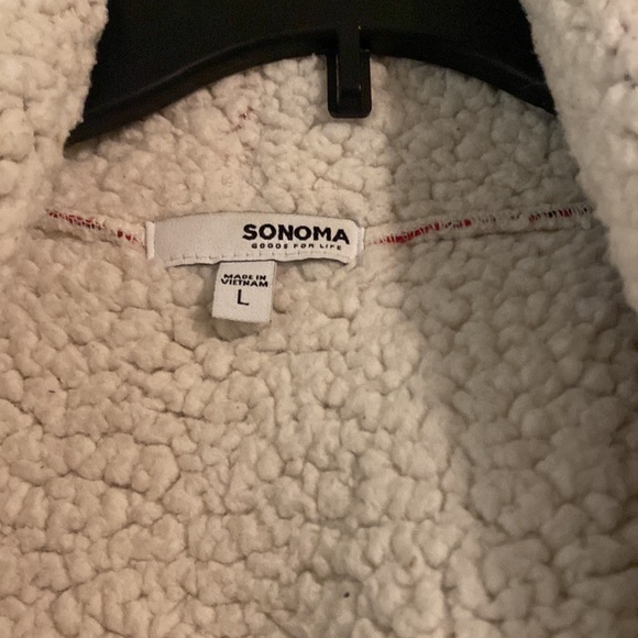 Sonoma Buffalo Plaid Drape Front jacket - Picture 2 of 2